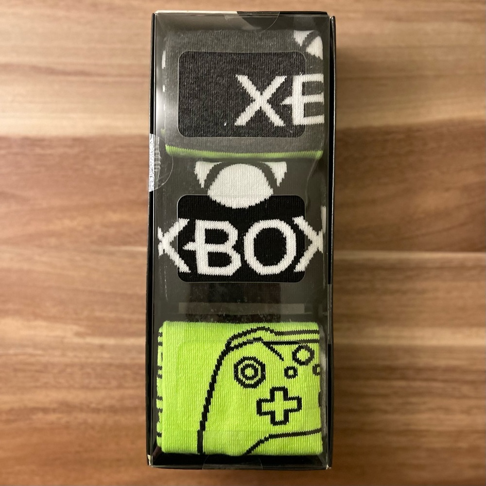Xbox 3 Pair Men’s Crew Socks |Size 8-12| Perfect Christmas stocking stuffer🎄NWT